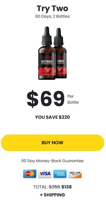 Sugar Defender Discounted Bottles USA